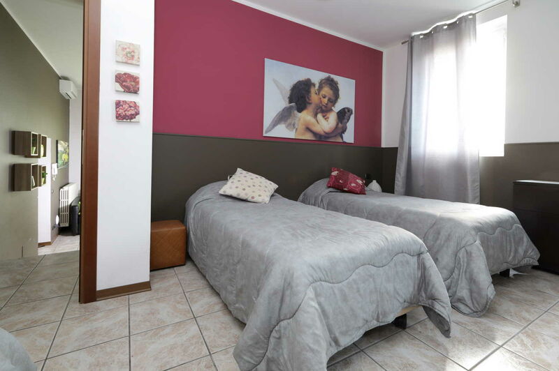 Residence Aurora a Milano - Appartamento Deluxe balcone vista giardino